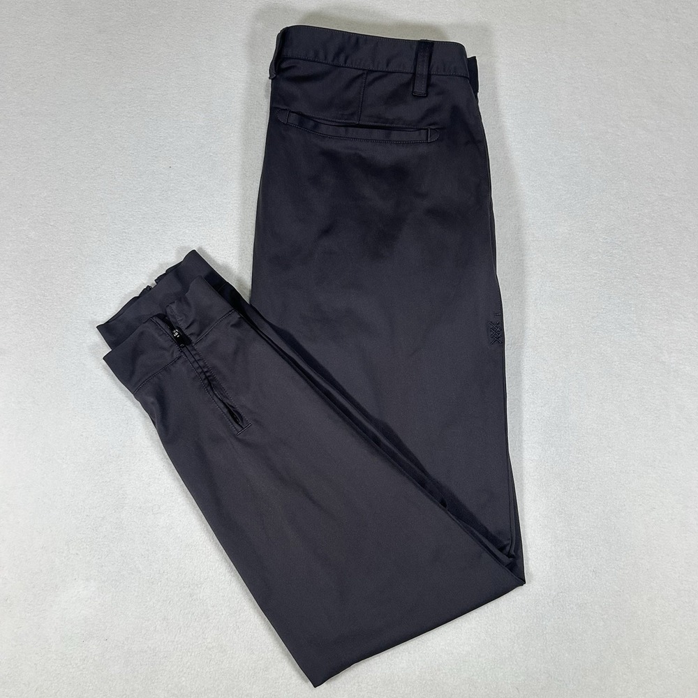 RHONE Black Men's Chinos